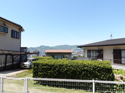 【展望】 | ネオライフ戸坂 | 1Fですが、この眺望です。前面に高い建物が無いのは助かります！