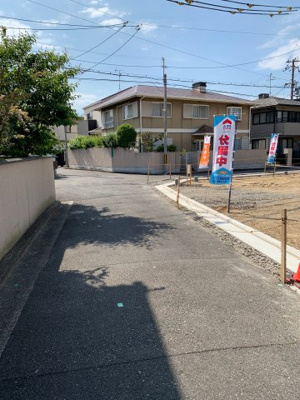 【前面道路含む現地写真】 | 堺市西区上野芝町8丁目　1号地