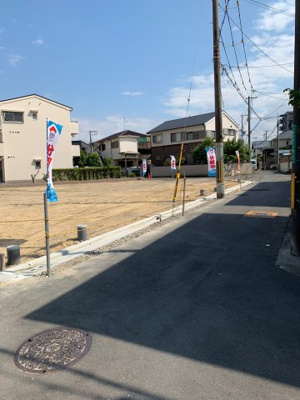 【前面道路含む現地写真】 | 堺市西区上野芝町8丁目　3号地