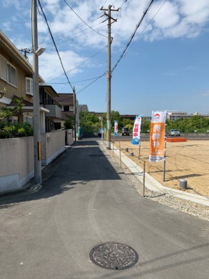 【前面道路含む現地写真】 | 堺市西区上野芝町8丁目　3号地
