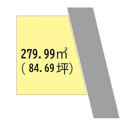 和歌山市中之島・土地・122542の区画図