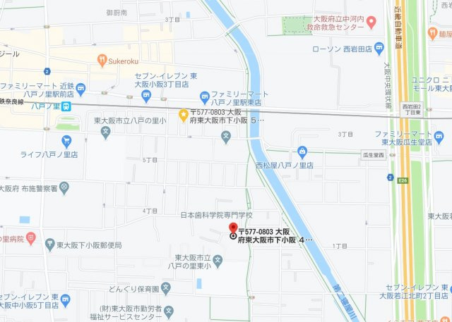 マメゾン・ミュゲの地図