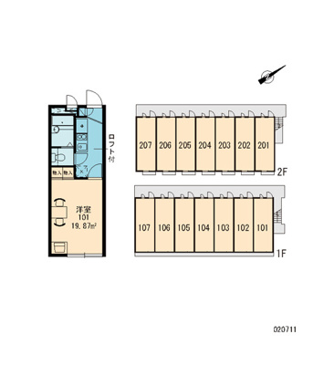 【区画図】 | レオパレスタケナカ