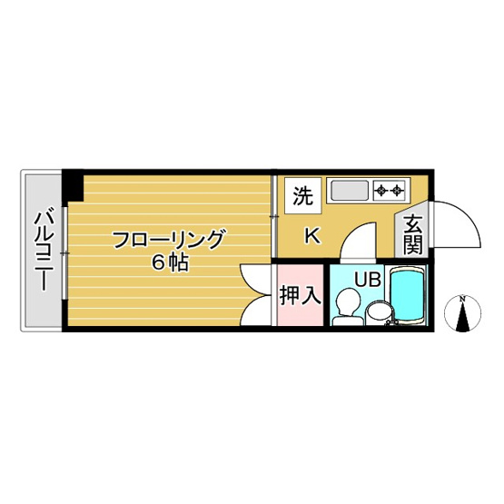 【間取り】 | コーポ富士