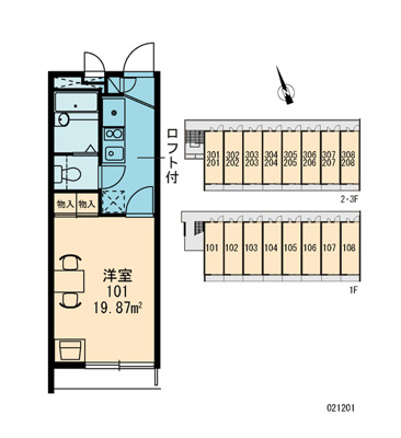 【区画図】 | レオパレスカワキタ