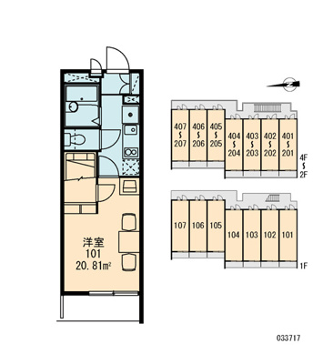 【区画図】 | レオパレス幸