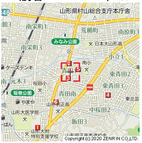 デュオフラット　Ａの地図