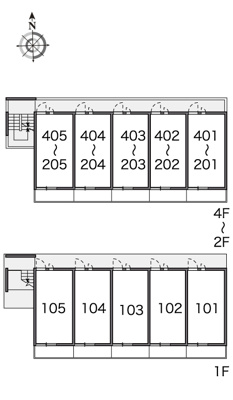【区画図】 | レオパレスアトレ