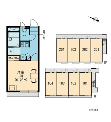 【区画図】 | レオパレス島屋