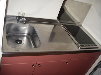 【キッチン】 | レオパレスナニワシティー | ２口電気コンロ完備