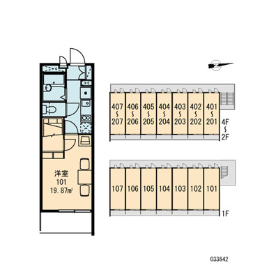 【区画図】 | レオパレスプラスパＢ