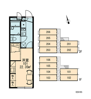 【区画図】 | レオパレスカルチェ