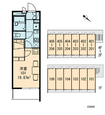 【区画図】 | レオパレスレヴェルベールⅣ
