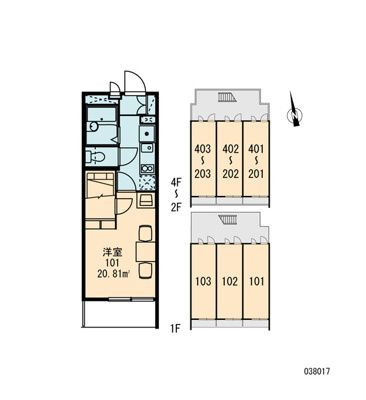 【区画図】 | レオパレス御幣島東