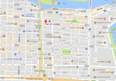 【地図】 | W-STYLE北浜