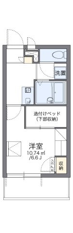 【間取り】 | レオパレスベルローズ