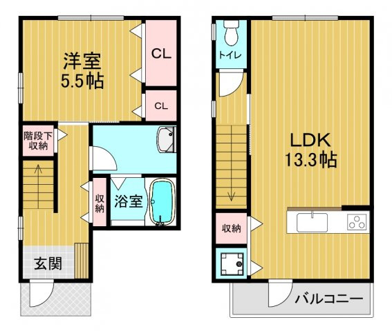 テクノメゾン赤坂台の間取り
