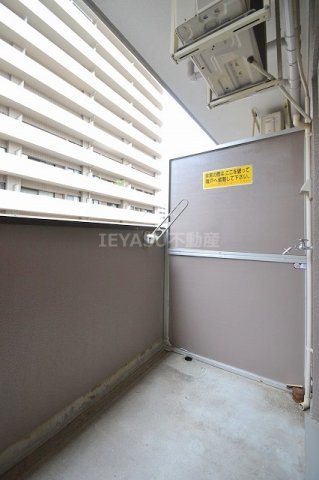 広島市西区天満町の賃貸マンションのバルコニー