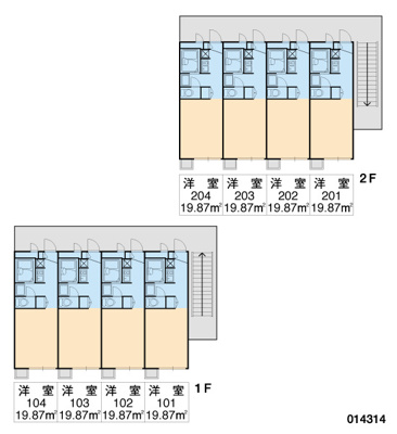 【区画図】 | レオパレス歌島