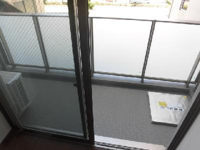 アート四条堀川のバルコニー|西向きバルコニー