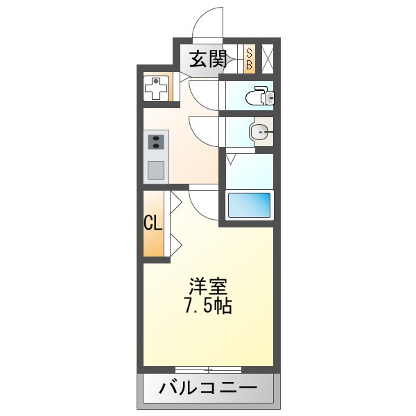 ラグゼ三国Ⅱの間取り
