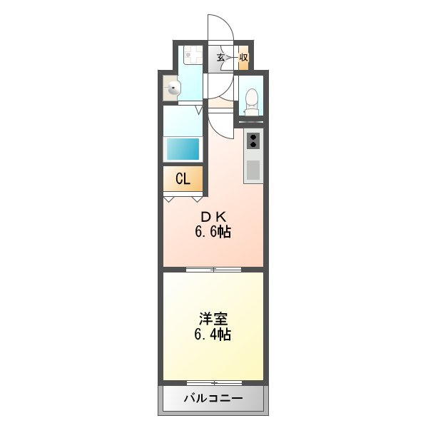 GramercyJusohigashi3rdの間取り