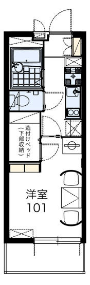 【間取り】 | レオパレスフリージア
