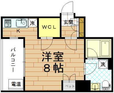 I-arts七条大宮（アイアーツ七条大宮）の間取り