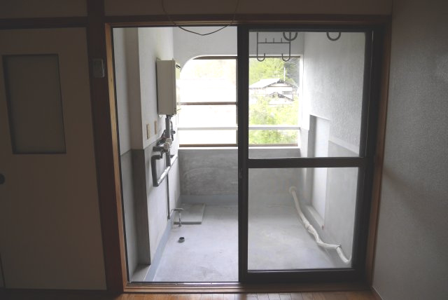 冠マンションのバルコニー