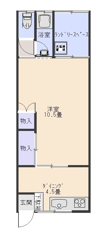 冠マンションの間取り