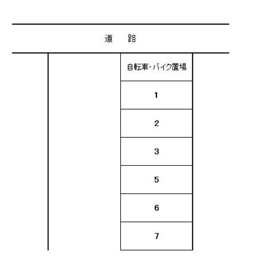 【区画図】 | 東長戸1丁目　月極駐車場