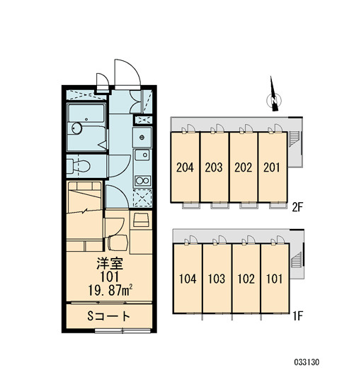【区画図】 | レオパレスポムール