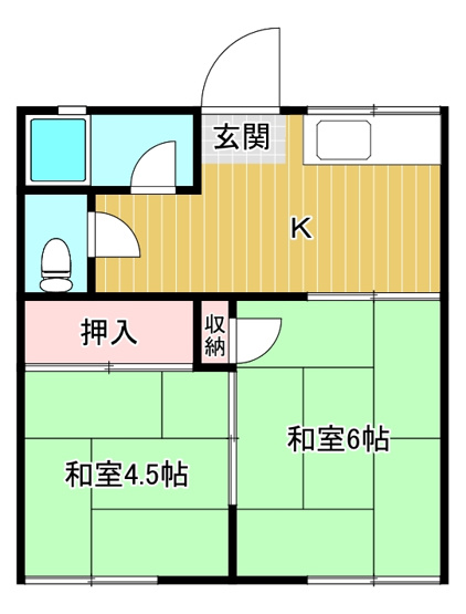 【間取り】 | 若竹荘