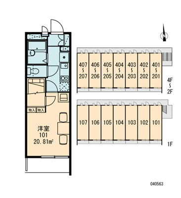【区画図】 | レオパレスアスター