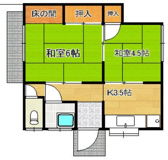 北園貸家の画像