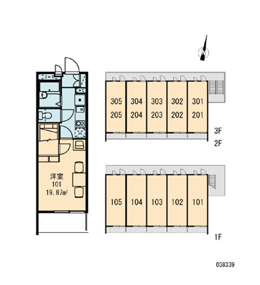 【区画図】 | レオパレス吹田高浜