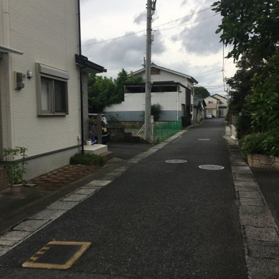 【前面道路含む現地写真】 | 大津市本堅田1丁目4　売土地