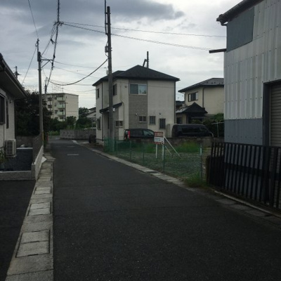 【前面道路含む現地写真】 | 大津市本堅田1丁目4　売土地