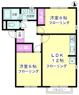 【間取り】 | Grace E棟