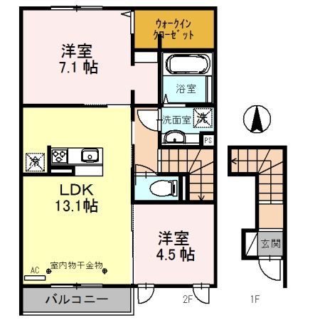 【間取り】 | ルアーナ　B棟