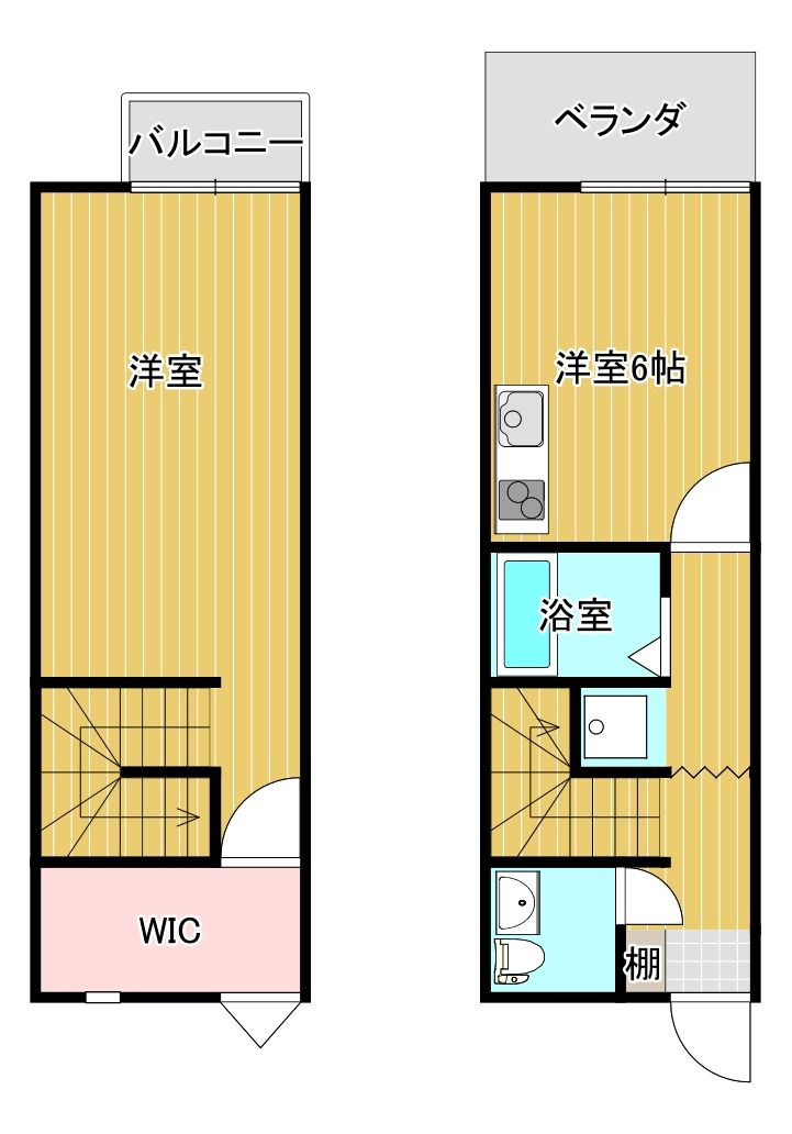 テラス・デュオ一番館【キャッシュバック対象物件】の間取り