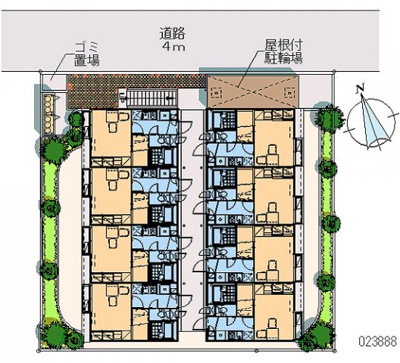 【区画図】 | レオパレス西田辺