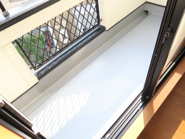 テラスアゼリアのバルコニー