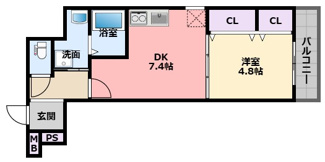 【間取り】 | フジパレス西宮津門Ⅱ番館