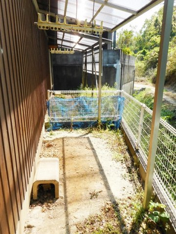 【庭】 | 高見様平家 | バルコニー