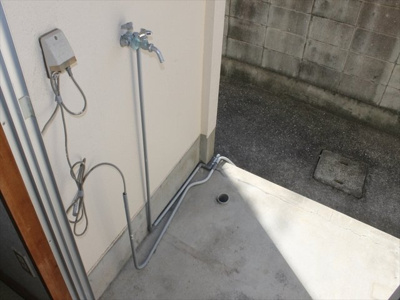 【バルコニー】 | 池下マンションⅡ | 洗濯機置き場