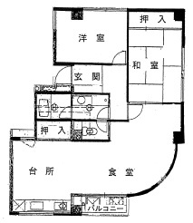 ダイドーシティー芦屋IVの間取り