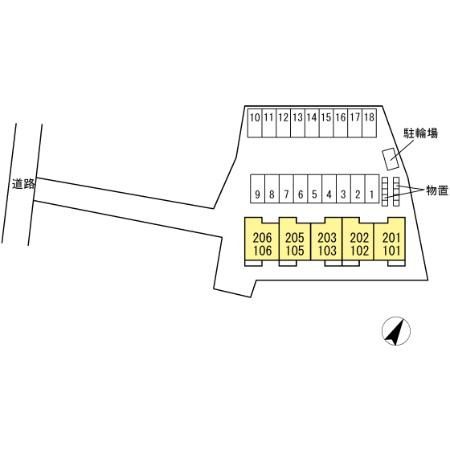 メゾンKの区画図