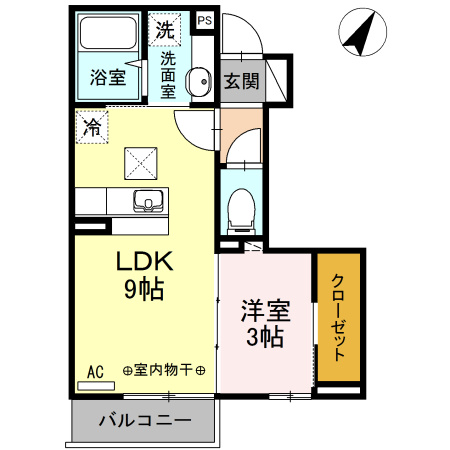 メゾンKの間取り