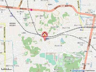 【地図】 | モダンセジュールＳ